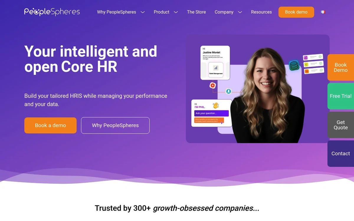 Apercu du site PeopleSpheres